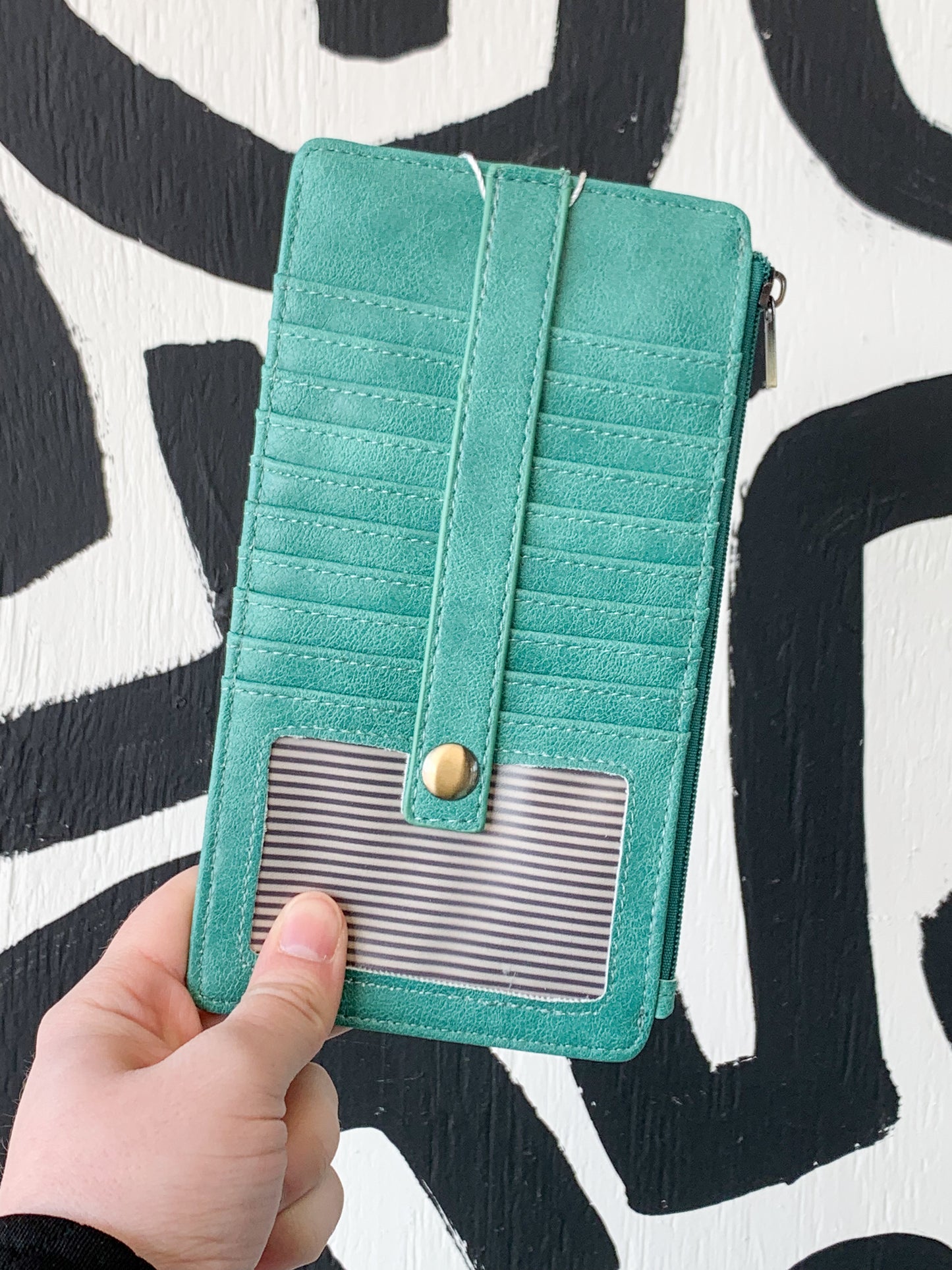 Kara Mini Wallet, Jungle Green