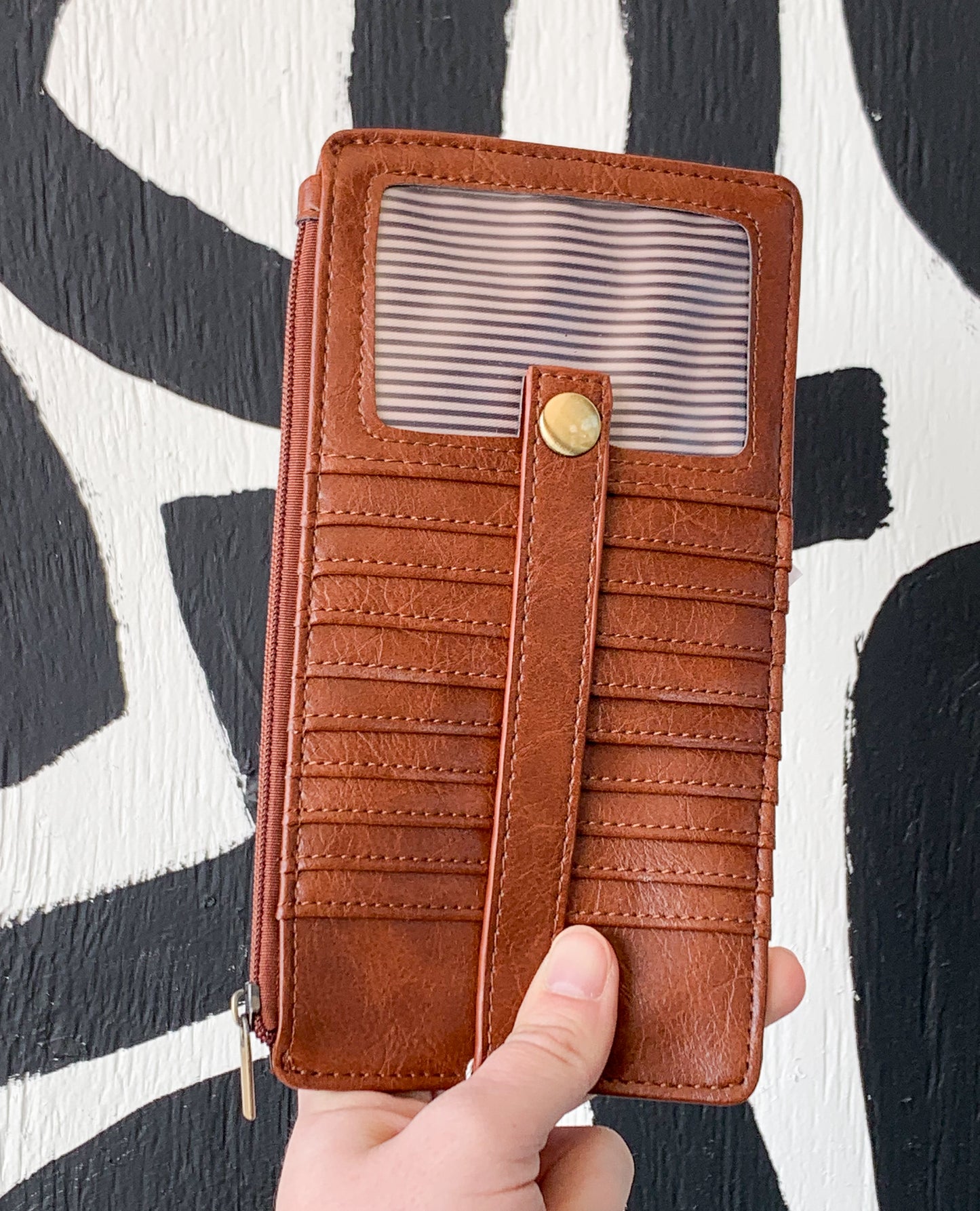 Kara Mini Wallet, Caramel