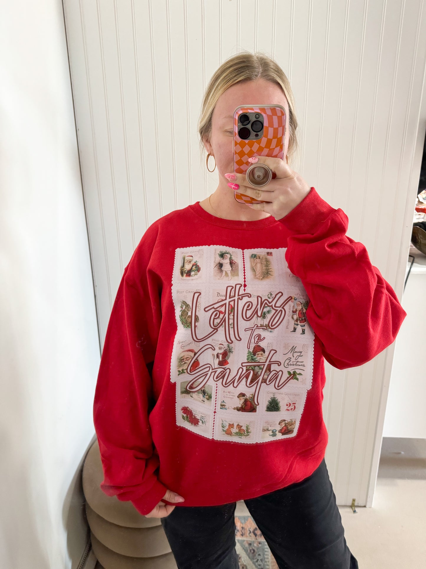 Letters to Santa Crewneck, Red