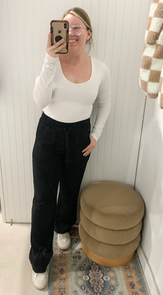 Taylor Lounge Pants, Black
