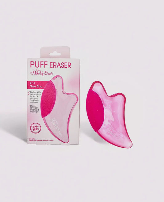 MakeUp Eraser Puff Eraser: 2n1 Gua Sha