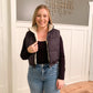 Noel Reversible Puffer Vest, Black