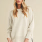 Ina Slouchy Pullover Sweater, Ivory