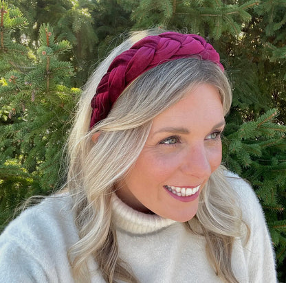 Classic + Elegant Braided Velvet Headband