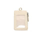 Dolly Small Card Wallet with Key Ring, Ivory
