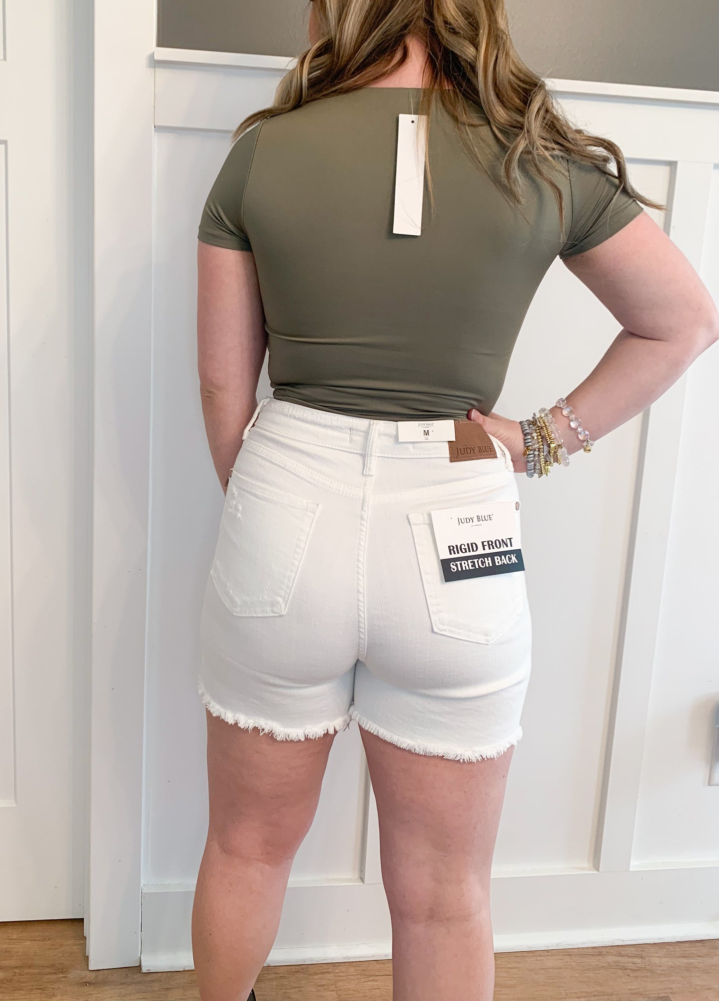 Summer Dreamin' Rigid Magic Judy Blue Shorts, White
