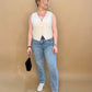 Skye Super High Rise Wedgie Straight Leg Denim, Mica