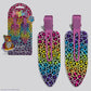 Kitsch x Lisa Frank XL Creaseless Clips, Rainbow Leopard