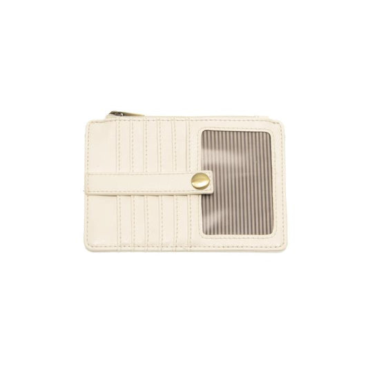 Penny Mini Travel Wallet, White