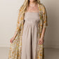 Reagan Tied Back Wide Leg Jumpsuit, Taupe
