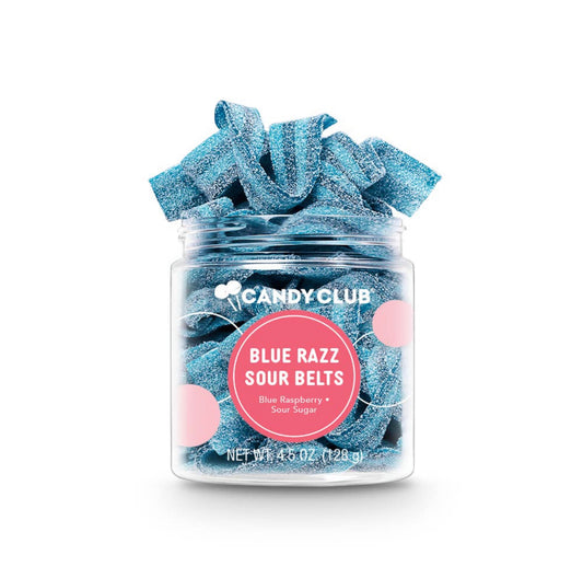 Candy Club Blue Razz Sour Belts