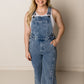 Groovy Bell Bottom Overalls, Denim