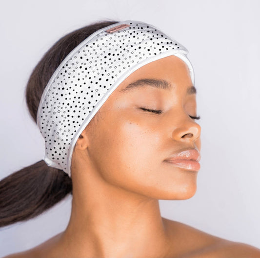 Kitsch Microfiber Spa Headband, Micro Dot