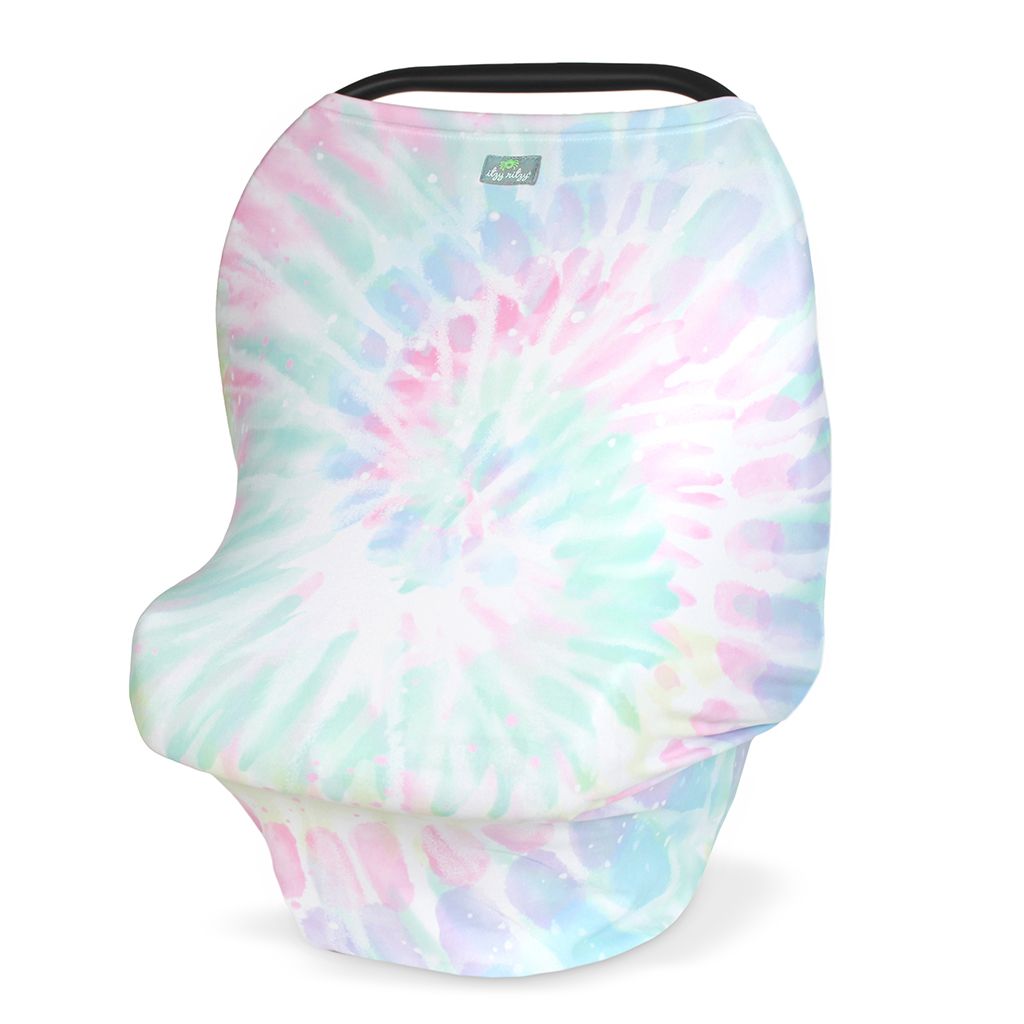 Mom Boss™ Nursing & Shopping Cover, Rainbow Tie Dye