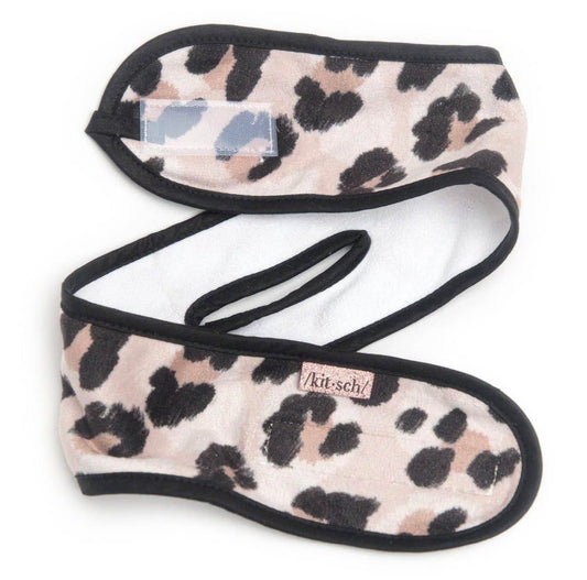 Kitsch Microfiber Spa Headband, Leopard