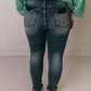 Kaya High Rise Vintage Washed Skinny Jean, Risen