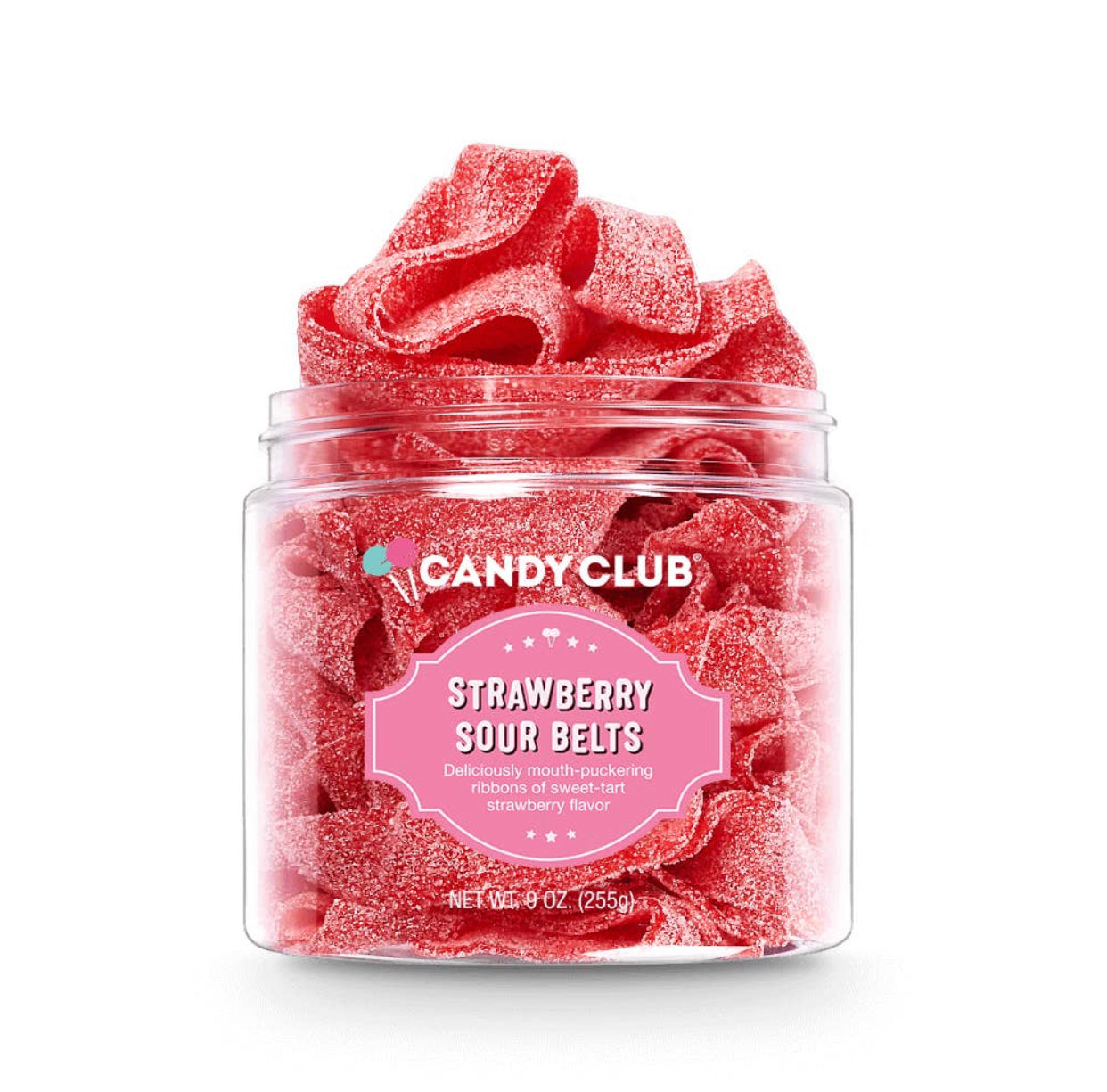Candy Club Strawberry Sour Belt Candies