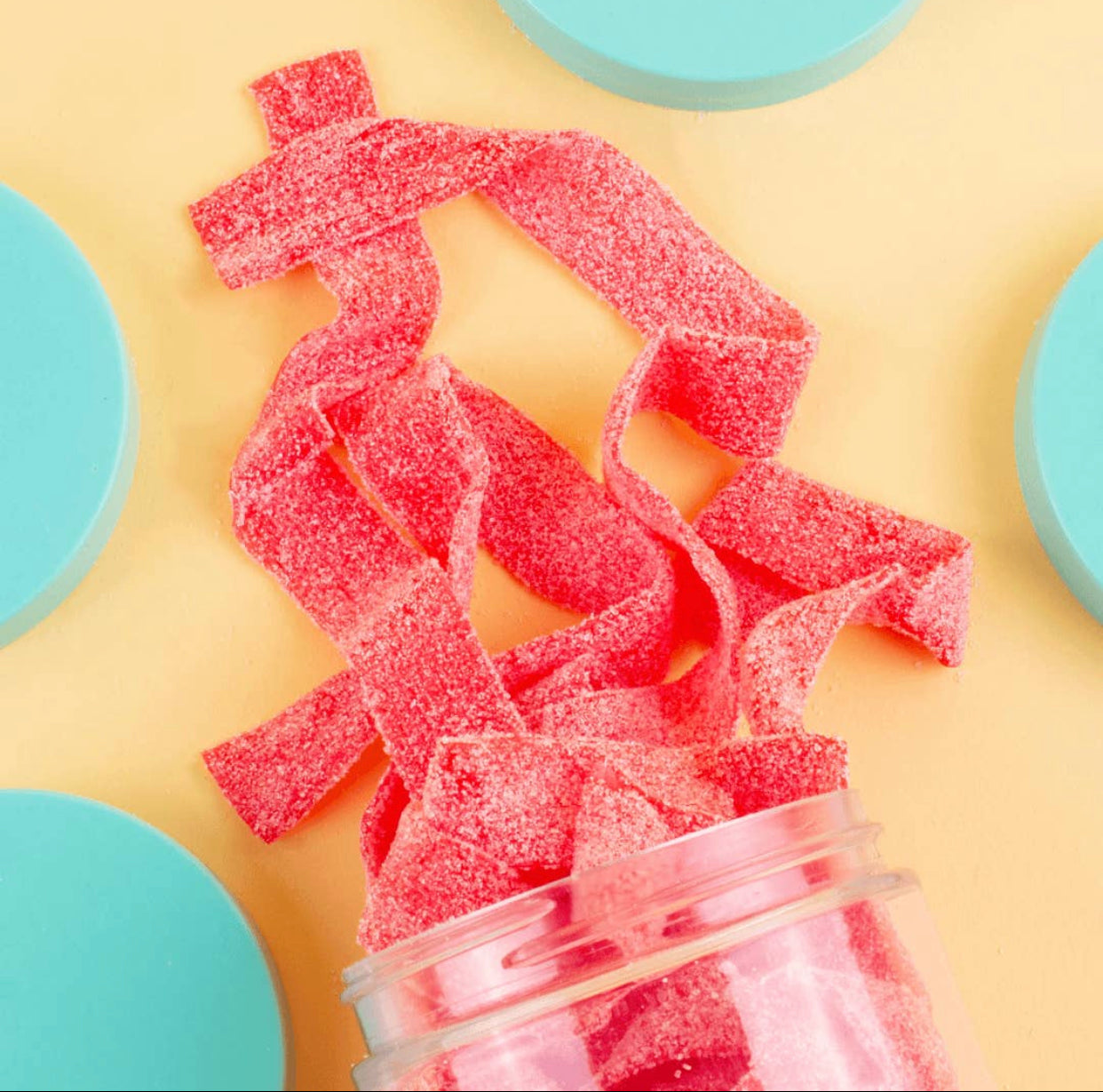 Candy Club Strawberry Sour Belt Candies