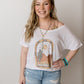 Desert Dreaming Slouchy Tee, White