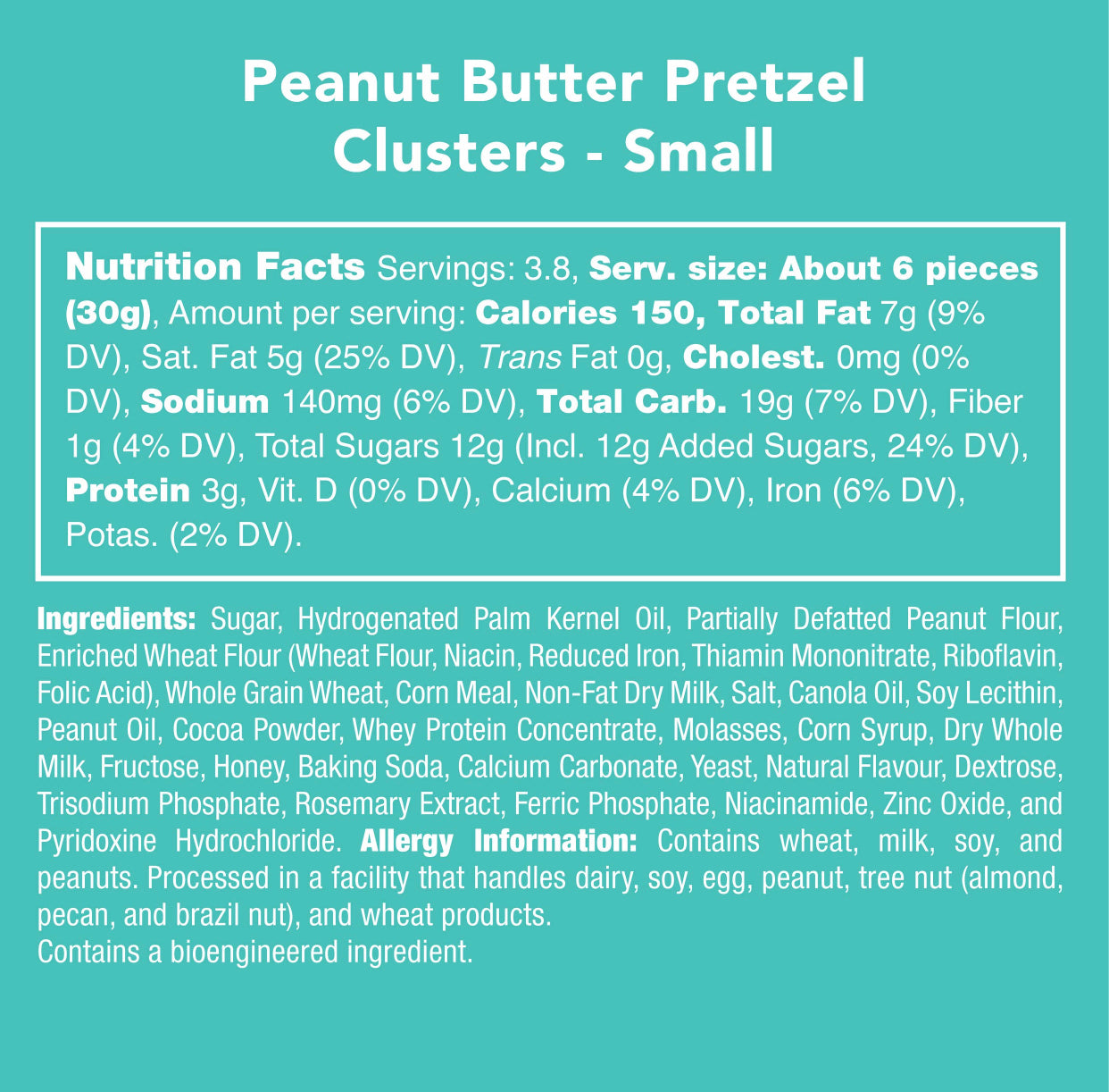Candy Club Peanut Butter Pretzel Clusters