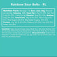 Candy Club Rainbow Sour Belt Candies
