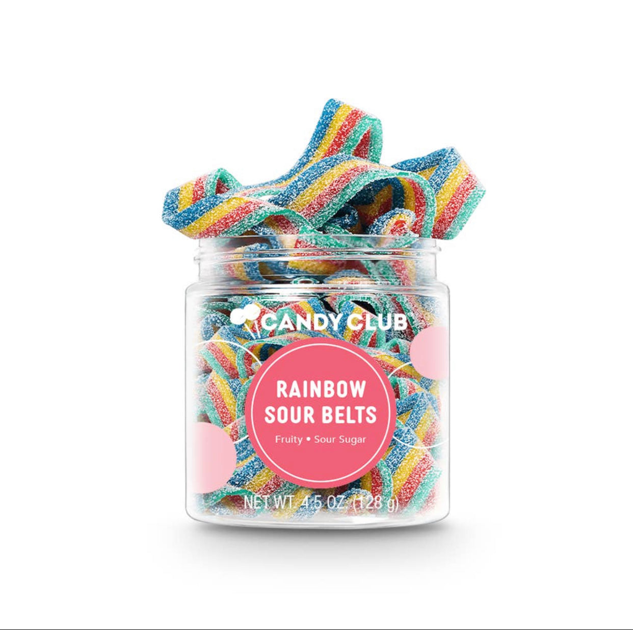 Candy Club Rainbow Sour Belt Candies