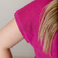 Gia Sweater Top, Hot Pink